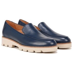 Vionic Kensley Navy Leather Loafer Comfort Women's Size 10M